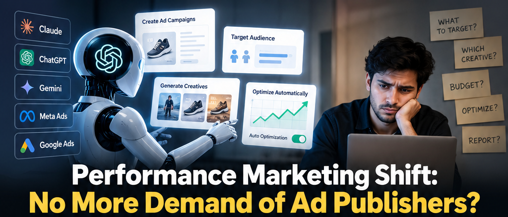 Performance Marketing Shift: Is There No More Demand for Ad Publishers? 38 a clean modern blog infographic page layout in a 1